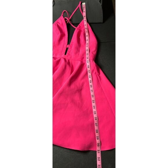 NBD X The Naven Twins Everytime Skater Dress in Berry - Picture 6 of 14